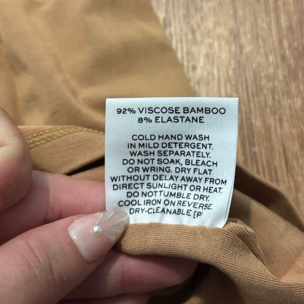 NWT Rumer Gia Mini Dress In Caramel Size Small - Picture 7 of 10